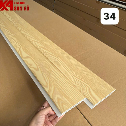 Tấm Nhựa Ốp Tường Lam 1 Sóng HSK-34